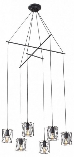 Подвесная люстра Vitaluce V3028 V3028-1/6S в Качканаре - kachkanar.ok-mebel.com | фото