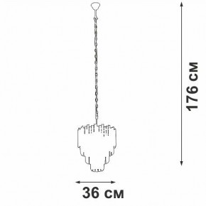 Подвесная люстра Vitaluce V58471 V58471-8/5 в Качканаре - kachkanar.ok-mebel.com | фото 5
