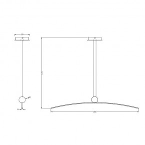 Подвесной светильник Arte Lamp Arno A3362SP-25BK в Качканаре - kachkanar.ok-mebel.com | фото 3