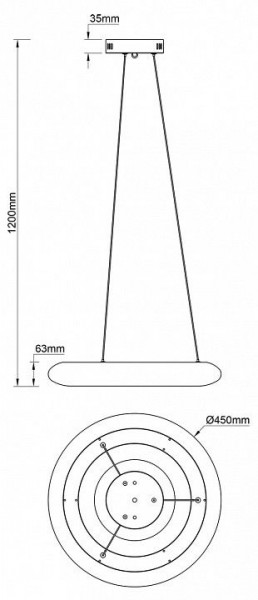 Подвесной светильник Escada Soft 10258/1LED в Качканаре - kachkanar.ok-mebel.com | фото 7