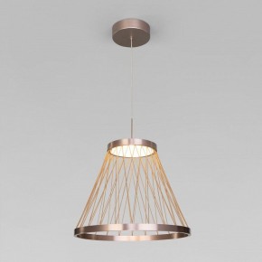 Подвесной светильник Eurosvet Cesta 40016/1 LED коричневый в Качканаре - kachkanar.ok-mebel.com | фото 2