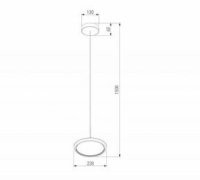 Подвесной светильник Eurosvet Crespella 90034/1 золото в Качканаре - kachkanar.ok-mebel.com | фото 6
