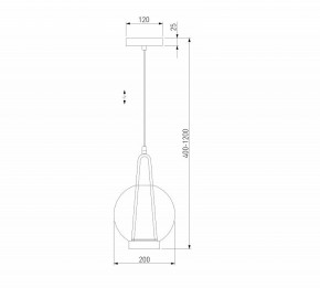 Подвесной светильник Eurosvet Frasco 50267/1 LED черный в Качканаре - kachkanar.ok-mebel.com | фото 4