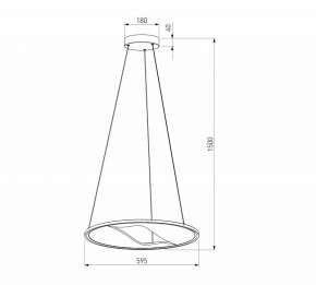 Подвесной светильник Eurosvet Occhio 40027/1 LED серый в Качканаре - kachkanar.ok-mebel.com | фото 5
