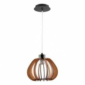 Подвесной светильник Imex MD.9012 MD.9012-1-P-BK+WOOD в Качканаре - kachkanar.ok-mebel.com | фото 2