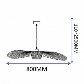 Подвесной светильник Imperiumloft HAT Black ﻿HAT01 в Качканаре - kachkanar.ok-mebel.com | фото 3