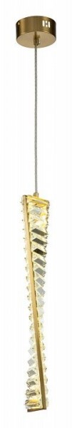 Подвесной светильник Indigo Frizzante 12015/1P Brass в Качканаре - kachkanar.ok-mebel.com | фото 3