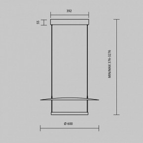 Подвесной светильник Maytoni Ambience MOD280PL-L30B3K1 в Качканаре - kachkanar.ok-mebel.com | фото 4