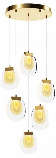 Подвесной светильник Maytoni Biology MOD367PL-L18BBSK в Качканаре - kachkanar.ok-mebel.com | фото