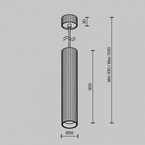 Подвесной светильник Maytoni Calipso P106PL-01-GU10-BS в Качканаре - kachkanar.ok-mebel.com | фото 8