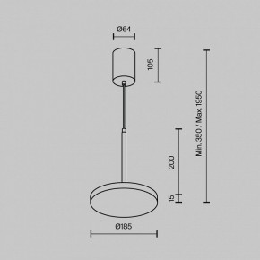 Подвесной светильник Maytoni Plato P076PL-L12W4K-BS в Качканаре - kachkanar.ok-mebel.com | фото 6