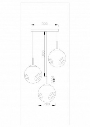 Подвесной светильник Moderli Amo V11524-3P в Качканаре - kachkanar.ok-mebel.com | фото 6