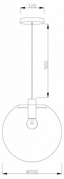 Подвесной светильник Moderli Aurora V11538-1P в Качканаре - kachkanar.ok-mebel.com | фото 3