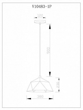 Подвесной светильник Moderli Genoa V11560-1P в Качканаре - kachkanar.ok-mebel.com | фото 5