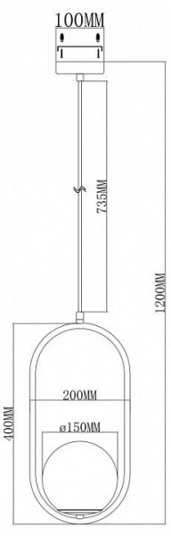 Подвесной светильник Moderli Klaster V11585-1P в Качканаре - kachkanar.ok-mebel.com | фото 3