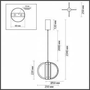 Подвесной светильник Odeon Light Toscana 5447/12L в Качканаре - kachkanar.ok-mebel.com | фото 5