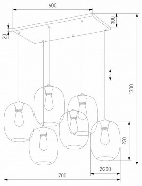 Подвесной светильник TK Lighting Elio 5974 Elio в Качканаре - kachkanar.ok-mebel.com | фото 3
