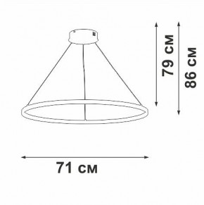 Подвесной светильник Vitaluce V2516 V2516-8/3S в Качканаре - kachkanar.ok-mebel.com | фото 3