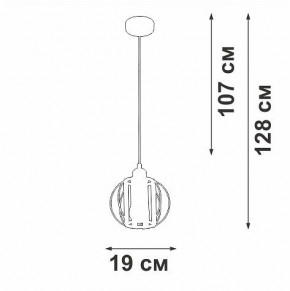 Подвесной светильник Vitaluce V2852 V2852-1/1S в Качканаре - kachkanar.ok-mebel.com | фото 6