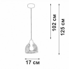 Подвесной светильник Vitaluce V2854 V2854-1/1S в Качканаре - kachkanar.ok-mebel.com | фото 5