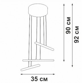 Подвесной светильник Vitaluce V3046 V3046-1/3S в Качканаре - kachkanar.ok-mebel.com | фото 5