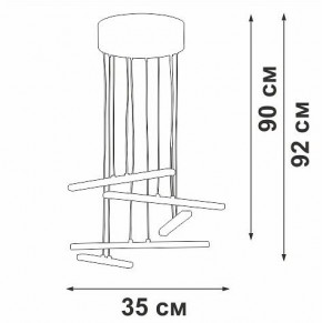 Подвесной светильник Vitaluce V3046 V3046-1/5S в Качканаре - kachkanar.ok-mebel.com | фото 5