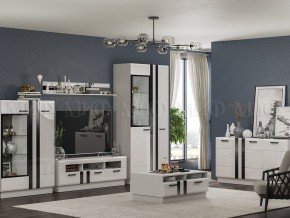 МАГНОЛИЯ Полка (Белый глянец/Белый) в Качканаре - kachkanar.ok-mebel.com | фото 2