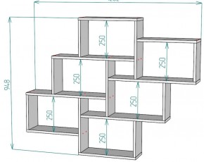 Полка S12 в Качканаре - kachkanar.ok-mebel.com | фото 2