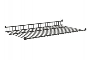 Полка сотовая L695 (черный муар) в Качканаре - kachkanar.ok-mebel.com | фото