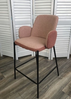 Полубарный стул NYX (H=65cm) VF109 розовый / VF110 брусничный М-City в Качканаре - kachkanar.ok-mebel.com | фото 3
