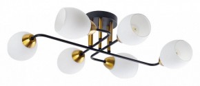 Потолочная люстра Arte Lamp Andrea A8141PL-6BK в Качканаре - kachkanar.ok-mebel.com | фото