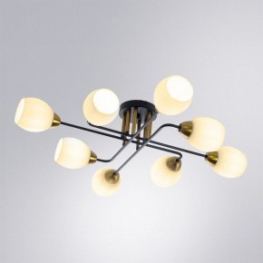 Потолочная люстра Arte Lamp Andrea A8141PL-8BK в Качканаре - kachkanar.ok-mebel.com | фото 2