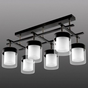 Потолочная люстра Imex MD.06593 MD.06593-6-S-BK+AB в Качканаре - kachkanar.ok-mebel.com | фото