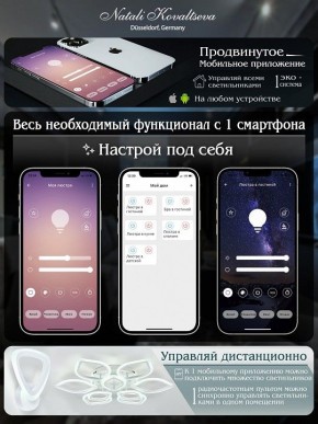 Потолочная люстра Natali Kovaltseva COBRA LED LAMPS 81121/7C в Качканаре - kachkanar.ok-mebel.com | фото 7