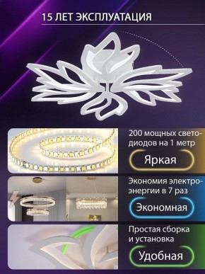 Потолочная люстра Natali Kovaltseva RIF LED LAMPS 81118/5C в Качканаре - kachkanar.ok-mebel.com | фото 5