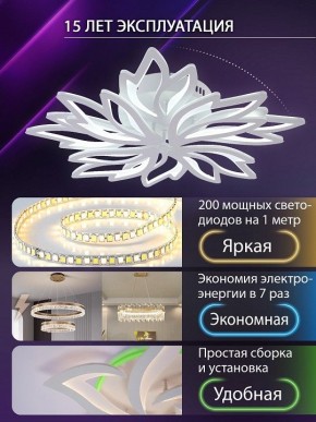 Потолочная люстра Natali Kovaltseva RIF LED LAMPS 81118/6C в Качканаре - kachkanar.ok-mebel.com | фото 5