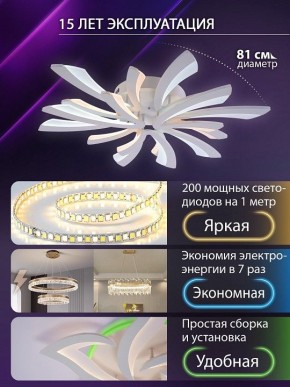 Потолочная люстра Natali Kovaltseva VIO LED LAMPS 81454 в Качканаре - kachkanar.ok-mebel.com | фото 5