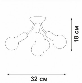 Потолочная люстра Vitaluce V3927 V3927-0/4PL в Качканаре - kachkanar.ok-mebel.com | фото 6