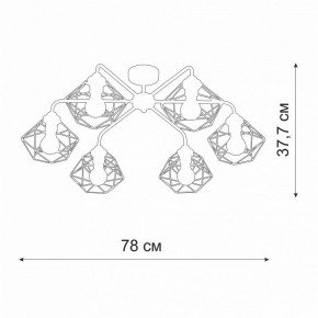Потолочная люстра Vitaluce V42580 V42580-0/6PL в Качканаре - kachkanar.ok-mebel.com | фото 2