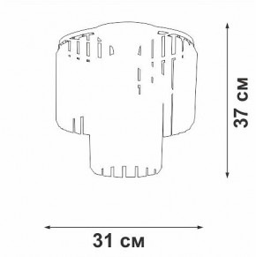 Потолочная люстра Vitaluce V5153 V5153-1/4PL в Качканаре - kachkanar.ok-mebel.com | фото 4