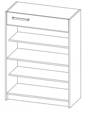 Прихожая Марица Тумба для обуви (ЯШ темный/ светлый) в Качканаре - kachkanar.ok-mebel.com | фото 2