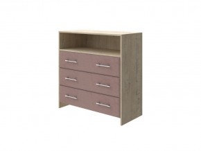 PROxSON Комод Varna (ЛДСП Бунратти+ткань Бунратти/Ultra Горячий шоколад) 90x40 в Качканаре - kachkanar.ok-mebel.com | фото