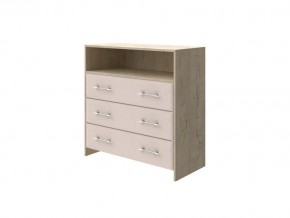 PROxSON Комод Varna (ЛДСП Бунратти+ткань Бунратти/Ultra Суфле) 90x40 в Качканаре - kachkanar.ok-mebel.com | фото