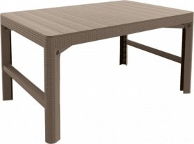 Раскладной стол Лион с регулируемой высотой столешницы (Lyon rattan table) капучино (h400/650) в Качканаре - kachkanar.ok-mebel.com | фото 2