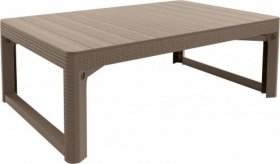 Раскладной стол Лион с регулируемой высотой столешницы (Lyon rattan table) капучино (h400/650) в Качканаре - kachkanar.ok-mebel.com | фото 4