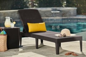 Шезлонг Джайпур (Jaipur Sun lounger) виски-коричневый в Качканаре - kachkanar.ok-mebel.com | фото 3