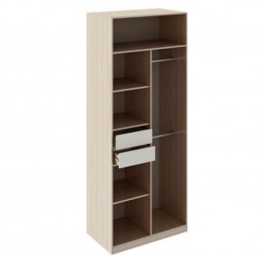 Шкаф 2 двери Глэдис М22 (ЯШС/Белый) в Качканаре - kachkanar.ok-mebel.com | фото 2