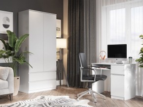 Шкаф 2-ств. с 2 ящиками "Бьянко" в Качканаре - kachkanar.ok-mebel.com | фото 4
