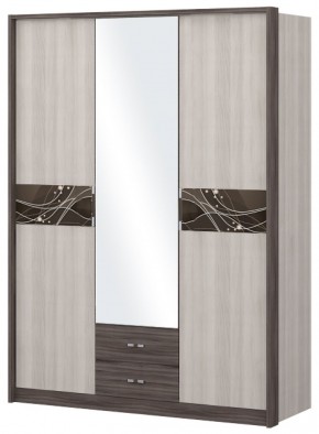 Шкаф 3-х дверный с зеркалом Шк68.2 МС Николь в Качканаре - kachkanar.ok-mebel.com | фото