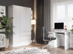 Шкаф 3-ств. с 3 ящиками "Бьянко" в Качканаре - kachkanar.ok-mebel.com | фото 4